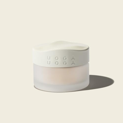 Uoga Uoga Happy Ending Finishing Powder – Matte Translucent Loose Face Makeup for Oily Skin – Natural Vegan Mattifying & Blurring Setting Cosmetic with Amber for Oil Control and Smooth Complexion