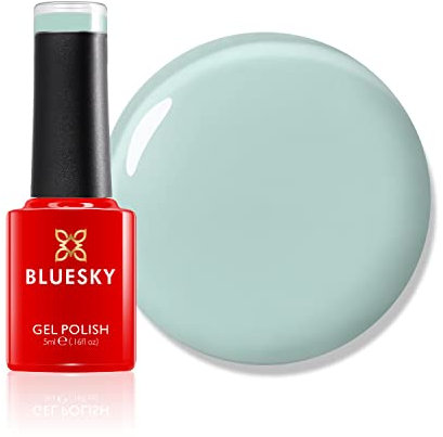 BLUESKY Gel Nail Polish, Mess It Up!, SS2304, Pale Blue, Long Lasting, Chip Resistant, 5 ml Requires Drying Under UV LED Lamp