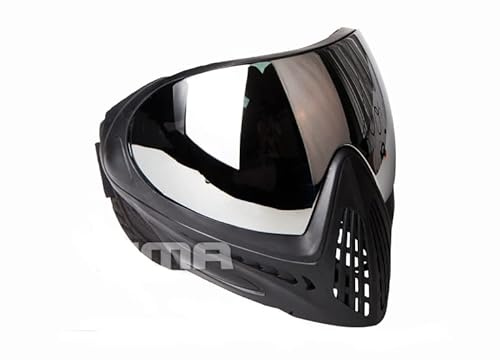 FMA Masque intégral anti-buée F1 pour paintball, airsoft, lentille de protection à lentille unique