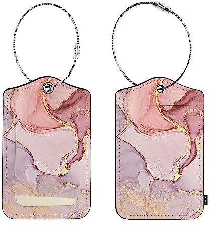 Reisegepäckanhänger zum Mischen von Acrylfarben, abstrakt, bunt, moderne Kunst, 1 Stück, Gepäckanhänger, Zubehör, Sichtschutz, ID-Etikett mit Edelstahlschlaufe