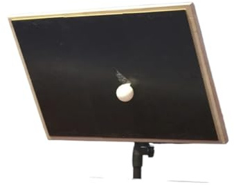 NJIEzhao Tischtennis Rebound Board Ping Pong Springback Maschine Einzel Selbststudium Trainer Pingpong Training Sport Übung Table Tennis Return Board(Black)