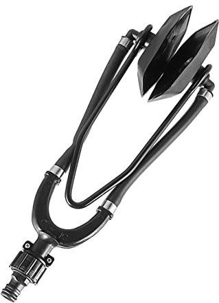 ibasenice De Motor Fueraborda Doble Descarga Rectangular Acero Resorte, Accesorio De Manguera Rápida, Herramienta para Limpieza De Motores De Barcos, Uso Náutico y Mantenimiento