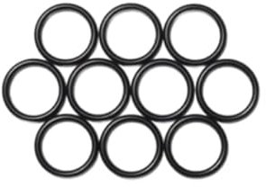 Einzelne Premium O-Ringe aus NBR70 in Carbon Black, Dichtungsringe (2 Stück, 7x1,5)