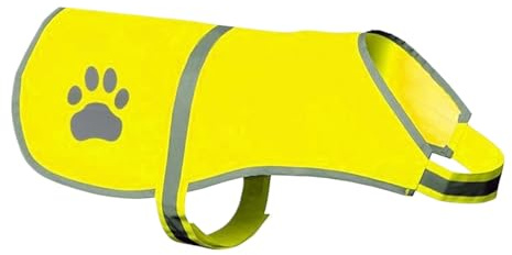 Chaleco Naranja para Perro - Protector Reflectante Canino - Impermeable Ajustable para Razas Pequeñas Medianas Y Grandes