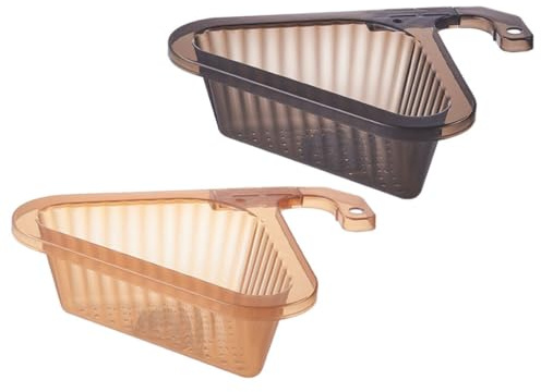 Toyvian 2 Pièces Panier D'égouttage Suspendu pour Évier en Plastique Filtre à Déchets pour Kitchen Drainage, pour Laver Fruits et Légumes Cuisine