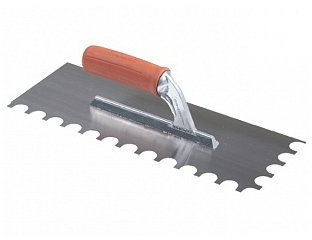 Raimondi – Frattone dentellato U15 manico gomma 36 x 12 cm