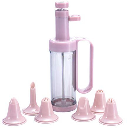 Presse à Biscuits Poche à Douille Ensemble à Pâtisserie Machine à Churros pour DIY Décoration de Gâteaux Dessert (Couleur aléatoire)