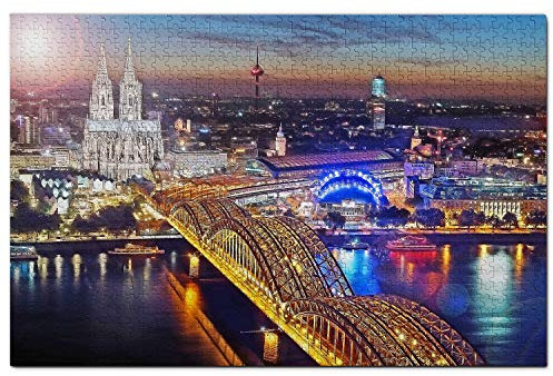 Deutschland Puzzle 1000 Teile Holzpuzzle Erwachsene Spielgrafik Reise Souvenir Holz