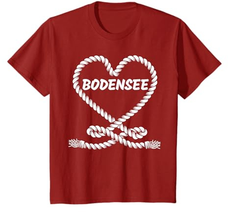 Bodenseeregion Herz Dreiländereck Bodensee T-Shirt