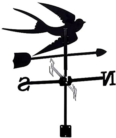 RKYRRKI Girouette en métal pour Cour pour décor de Jardin Ferme décorative avec Ornement d'oiseau girouette pour Cour girouettes, Cour Indiquant girouette pour Cour