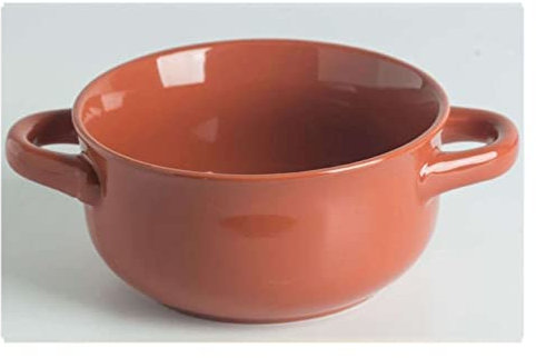 Ciotola for cereali, scodella for zuppa, scodella for tè, scodelle grandi for zuppa in ceramica con doppio manico, ciotole da portata in porcellana da 30 once Ciotola for cereali da colazione impilabi