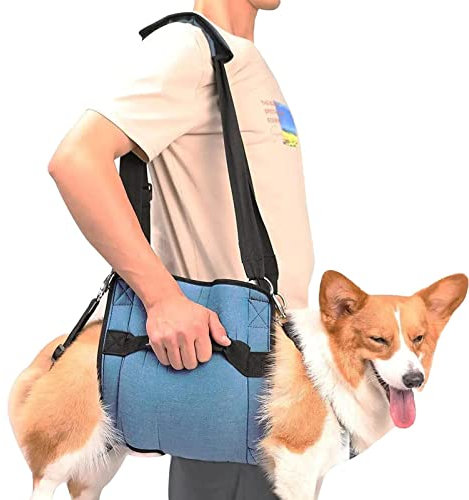 NGUMMS Hundetragetuch - Verstellbarer Hundegurt für große Hunde, Beinstütze | Hebegurt zur Unterstützung und Rehabilitation von Haustieren für alte, behinderte Hunde, Gelenkverletzungen und Verlust