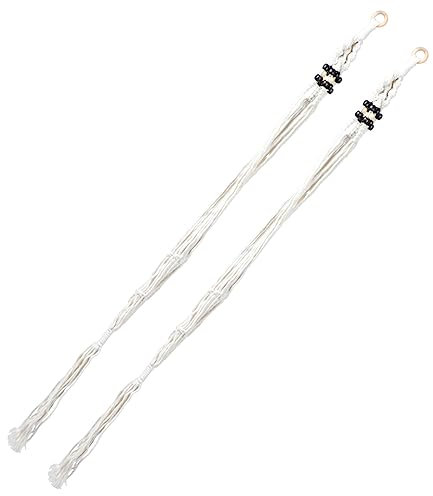 BESPORTBLE 2St Lanyard Pflanzen Polsterbesatz Innenausstattung für Damen Pflanzenaufhänger Kleiderbügel Wohnkultur Wand Dekoration Hängekorb aus Baumwollseil Blumentopf hängender Korb Anlage