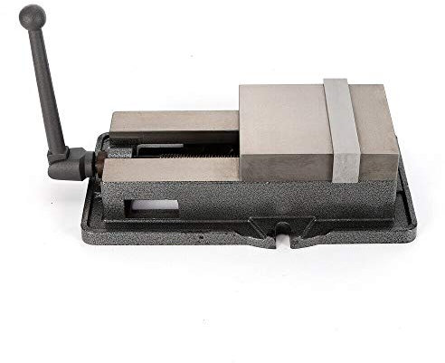 DGJMuu Étau de machine pour perceuses de 15,2 cm avec précision jusqu'à 0,002 sur parallélisme et angle droit, étau de précision 160 mm avec tendeur