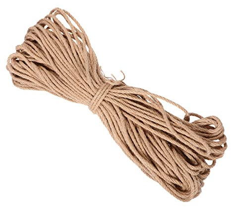 Hohopeti 1pezzi Rope Replacement for Cat Scratching Post Natural Jute Cord Multi-Functional Use for Pet Toys Tug-of-War And Home Decor Beige Color