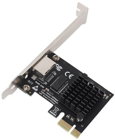 PCIe-Netzwerkkarte für 7 8 10 11, RTL8125B 2,5 G Gigabit RJ45-Port PCI Express-Netzwerkkarte mit LED-Anzeigen