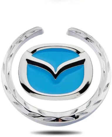 DLGJZS Auto Karosserie Embleme für Mazda MX-30 2020-2024,ABS Zeichen Logo Aufkleber Badge Motorhaube und Kofferraum Namensschild Car Styling Zubehör 2er-Pack,B