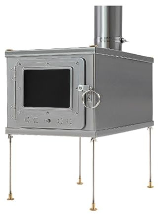 Stufa a Legna da Campeggio Stufa a Legna da Interno ed Esterno Stufa da Cucina Multifunzionale per Tende, Rifugi e Calore