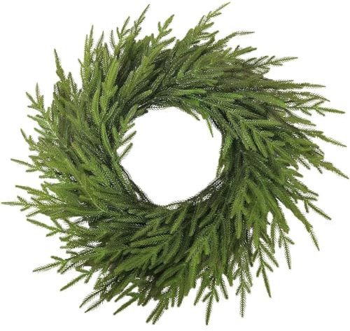 Weihnachtsgirlande, Weihnachtsdekoration, Tannengirlande, Weihnachtsgirlande, künstlicher grüner Tannenkranz, künstliche Girlande für Kaminsims, Treppengeländer