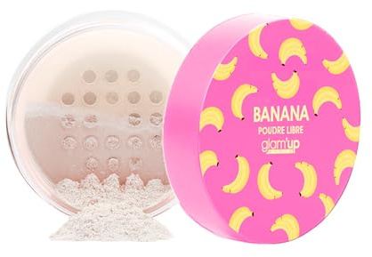 Glam'Up Paris - Poudre Libre Banana Fixatrice Mat Anti-Brillance | Anti-Brillance