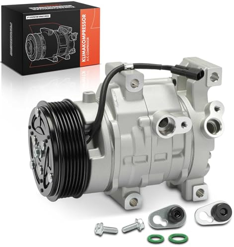Frankberg Compressore dell'aria condizionata con frizione Compatibile con 169 312 319 312 519 500 312 500 C 312 Punto 188 Doblo 119 223 Barchetta 183, compreso l'olio preconfezionato | Compatibile con: Idea 350, Van 312 519, Doblo Box/MPV 223, Doblo MPV 119 223, 312 319, 500 C 312, Palio 171 178 371