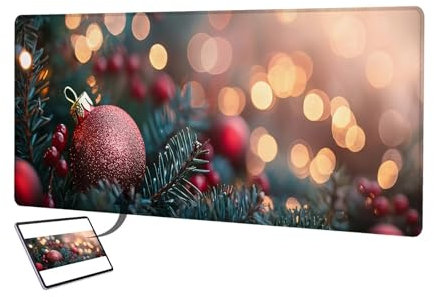Personalisiertes Mousepad mit Foto, 1200x600mm Gaming Mauspad Personalisiert, Mauspad Selbst Gestalten, Schreibtischunterlage mit rutschfeste Unterseite, Personalisierte Geschenke für Gamer, Büro H-8