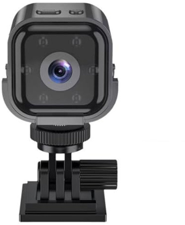 Vocdikficy Mini Telecamera HD 1080P A Risparmio Energetico WiFi Visione Notturna Monitor di Movimento Telecamera per Intelligente Cam di Sicurezza Domestica per Interni AS03