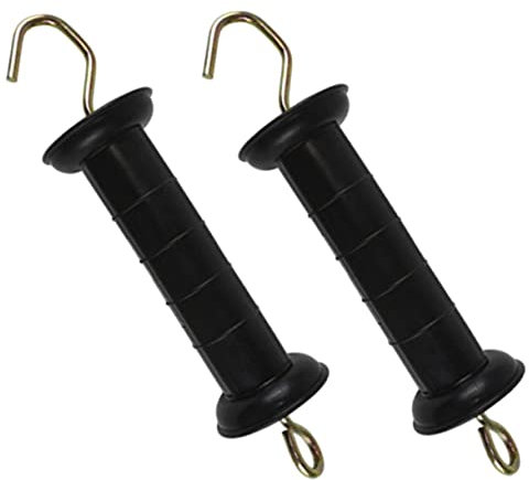NUOBESTY 2pcs Insulated Electric Fence Gate Handles Ergonomic Plastic Design for Installation Durable Accessories for Electric Fence Systems