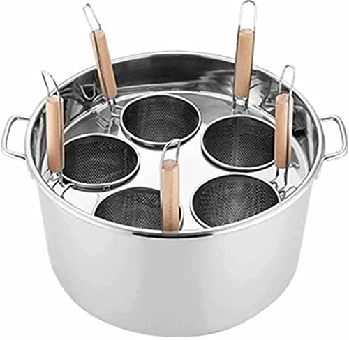 MRKU Pentole da Cucina, cestello per scolapasta, pentola con Coperchio, utensile da Cucina per ristoranti e cucine domestiche