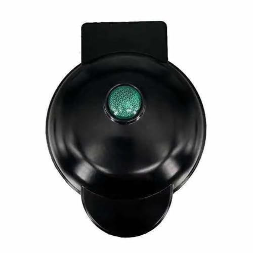 350W Mini Waffle Maker, Household Mini Cake Machine, Ideal For Doughnut, Waffle, Breakfast Sandwiches, Easy To Clean, Electric Pancake Maker For Commercial Or Home Use(Black,No. 6)