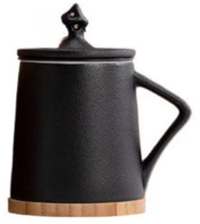 LEEDJUINE Juego de té de porcelana estilo chino, 310 ml, cerámica resistente al calor para el hogar