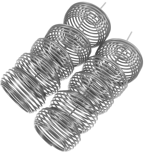 Luxshiny Support d'Engrais en Acier Inoxydable Lot de 10 pour Bonsaï, Paniers à Engrais pour Jardinage de Plantes d'Intérieur et Potager