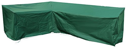 Cozy Bay Extra Large Modular L Shape Sofa Cover in Green - Rain Cover Furniture Protector for Sofa Sets, UV & Weather Resistant, Fits Sectional Lounge Sets