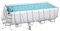 Bestway 56670-3 Piscina Rettangolare Fuori Terra Power Steel da 488 x 244 x 122 cm