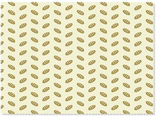 Nuts Innovations Bienenwachstuch XXL Brot Bienenwachstuch I 1 Stück I Wiederverwendbare Wachstücher I Beeswax Wrap I Alternative zur Frischhaltefolie I 35 x 35 cm
