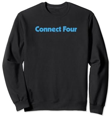 Connect Four Classic Blue Font Logo Sweatshirt