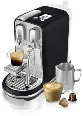 Nespresso Creatista Plus Cafetière Noire SNE800BTR, by Sage Appliances