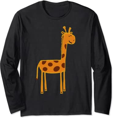Vêtements girafe pour femmes et enfants - Girafe mignonne Manche Longue