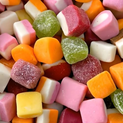 Dolly Mixtures Sweets -1kg - Original Retro Dolly Mixtures Assorted Sweets Pick and Mix for Sharing, Gifts, and Parties, 1 Kilo Bulk Bag. From Bentley & Ackerman Sweet Shop.