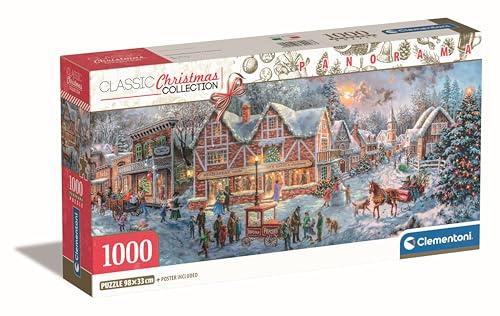 Clementoni Weihnachten Puzzle - 1000 Teile - Erwachsene in 70 x 50 cm