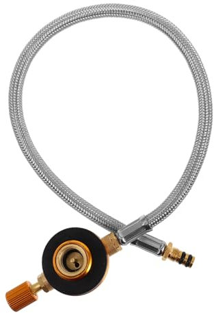KITANDOVE Propangas Schlauchadapter Verlängerungsschlauch Mit Schnellanschluss Für Gasgrill Und Campingkocher Flexibel Und Langlebig Für Outdoor-Kochen