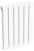 Radiateur blanc mural eau chaude horizontal en acier double lame | 60 x 45 cm 662 Watt chauffage central | 4 raccordements 15x21 (1/2) série NYTIA by NOYON & THIEBAULT