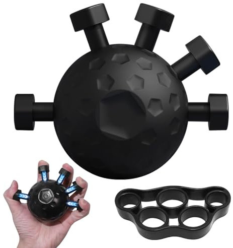 Finger Griffstärker Handmuskeltrainer Fingertrainer Grip Finger Griffstärker Handball Handtrainer Hand Trainer Griffkraft Trainer für Musiker Sportler Schwache Stärker Muskelaufbau