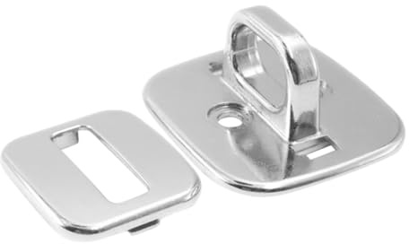 OATIPHO Piastra di Ancoraggio Installazione Facile e Protezione Affidabile in Lega di Zinco Accessorio Antifurto Argento per Laptop per Blocco Cavo Portatile