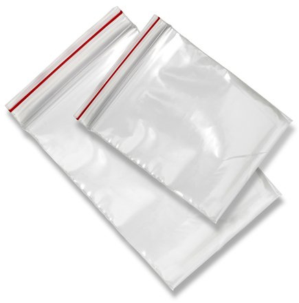 TM Maxx Lot de 100 sachets zippés / sacs en plastique / refermables / 40 tailles au choix, 5 x 7 cm, incolore, 1