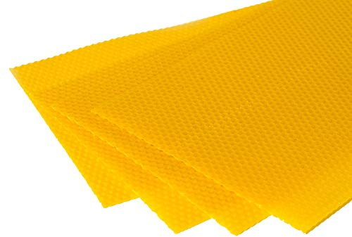 Dadant US Honig Mittelwände 1kg pestizidfrei 420x117mm 100% Bienenwachs
