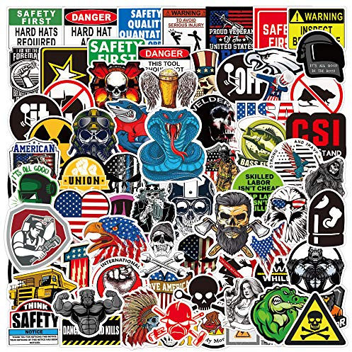 Tacomexi Schutzhelm Aufkleber 100 Stück Laptop Aufkleber Bombe Vinyl Aufkleber Pack für Helm Gepäck Computer Skateboard Auto Motorrad Aufkleber für Jugendliche Erwachsene