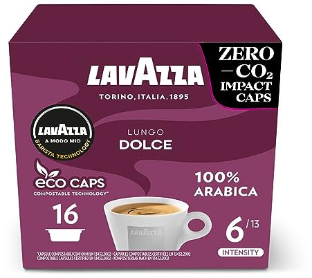 Lavazza, A Modo Mio Lungo Dolce, 96 Coffee Pods