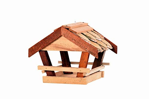 GaGaDumi Vogelfütterer Vogelhaus aus Holz (K02)