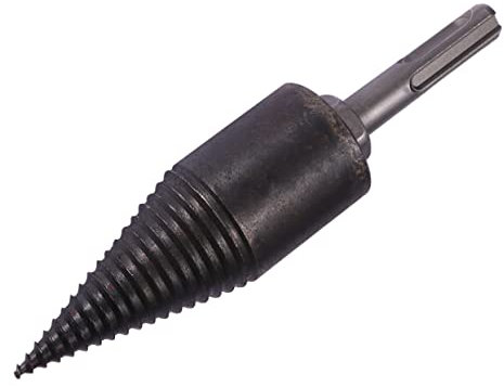 YARNOW 32mm Wood Chopping Drill Bit Triangle Handle Electric Wood Splitting Tool Anti-Skid -Resistant